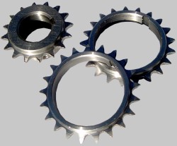 Chain gear wheels